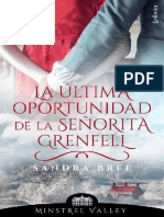 La Ultima Oportunidad de La Señorita Grenfell (Minstrel Valley 10)- Sandra Bree (1)