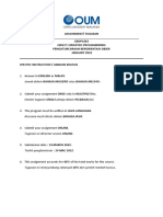 Assignment/ Tugasan - Object-Oriented Programming