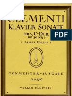 Selección Sonatas Clementi