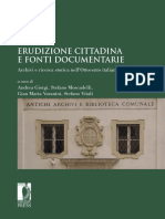 Archivi e Ricerca Storica Dell'ottocento Italiano (1840-1880)