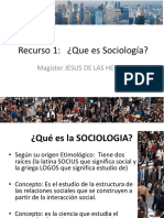 1 Que Es La Sociologia