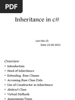 Inheritance in C#