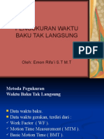 Pengukuran Waktu Baku Tak Langsung