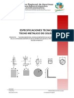 Especificaciones Tecnicas Estruturas Metalicas