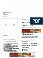 What Is Fluid? & Types of Fluid