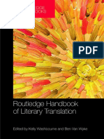 The Routledge Handbook of Literary Translation