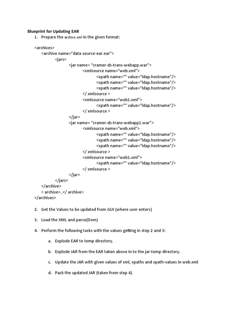 Blueprint For Updating EAR | PDF