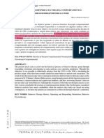 O Percurso Histórico Da Terapia Comportamental