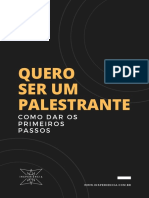 Quero Ser Um Palestrante