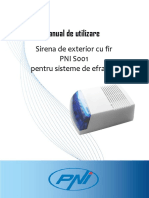 Manual Utilizare Sirena Pni s001