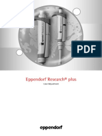 Micropippete EPPENDORF - User Adjustment