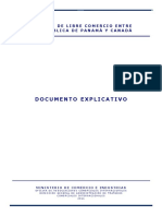 Documentos Explicativo TLC Panama Canada
