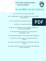 Decálogo del alumno de excelencia UNAM Facultad de Derecho