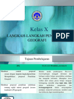 Pert 4 KD 3.3 Langkah-Langkah Penelitian Geografi