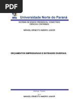 TRABALHO - ORCAMENTOS EMPRESARIAIS