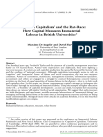 Cognitive Capitalism and The Rat Race How Capital Measures Ideas and Affects in UK Higher Education - Massino de Angelis, David Harvie