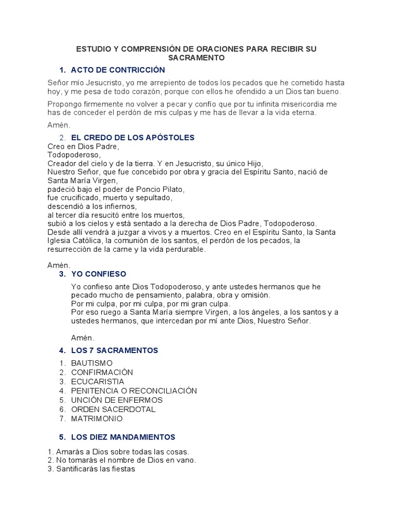 Guía de Sacramentos y Virtudes Católicas | PDF | eucaristía | Pecado
