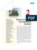 Types of Cement and Testing of Cement: Iiiii