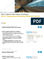Unit 2: Copying and Extending Delivered Content: Week 2: Migration Object Modeler (File/Staging)