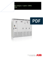 Emergency Stop, Stop Category 1 (Option +Q964) For ACS860 Multidrives
