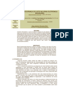 A Segurança Do Voto Na Urna Eletrônica Brasileira