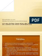 Uji Validitas Dan Realibilitas-1