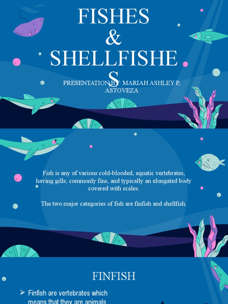 Fishes and Shellfishes | PDF | Fish | Bivalvia