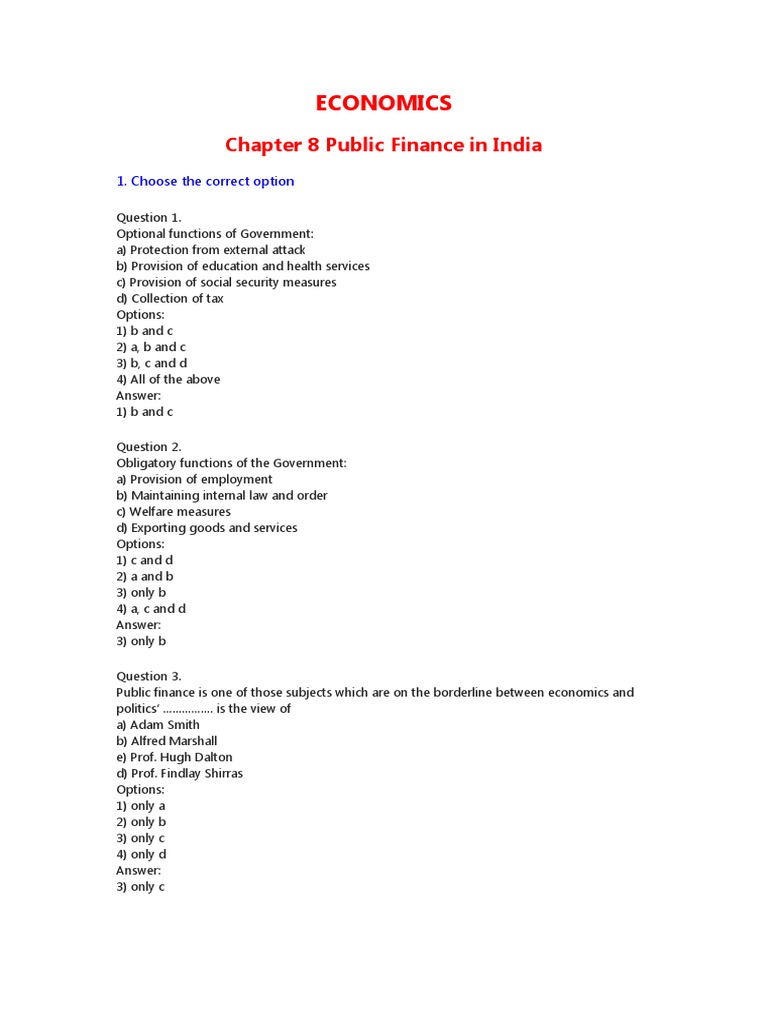 Public Finance Concepts in India | PDF | Taxes | Public Finance