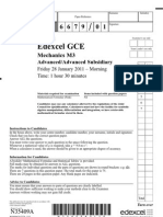 Edexcel M3 QP Jan 2011