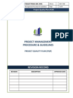 Project Management Procedure & Guidelines: Revision Record