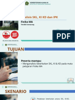 Analisis SKL KI KD Dan IPK Fisika - MA - 2021