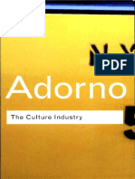 Adorno, Theodor - Culture Industry