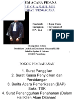 Hukum Acara Pidana: Prosedur dan Asas Dasar