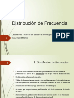 Distribución de frecuencias: Análisis de variables cualitativas y cuantitativas