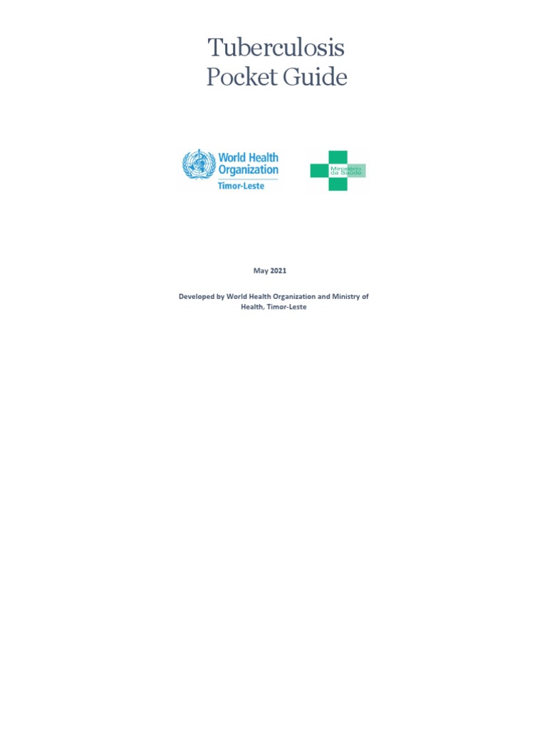Tuberculosis Pocket Guide 2021 | PDF | Tuberculosis | Clinical Medicine