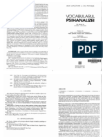 52056100 Laplanche J Pontalis J B Vocabularul Psihanalizei Editura Humanitas Bucuresti 1994