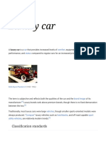 Luxury Car: Classification Standards