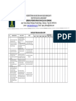 Checklist Rencana Kerja Spip