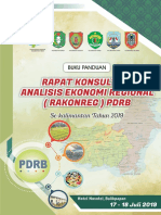 Buku Panduan Rakonreg PDRB Tahun 2019