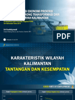 1. Deputi Neraca Wilayah BPS - Analisis Potensi Ekonomi Provinsi Sebagai Pendorong Transformasi Dan Akselerasi Wilayah Kalimantan