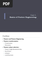 Unit 4 Basics of Feature Engineering