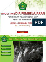 7104 Tawadlu,Taat,Qanaah dan Sabar