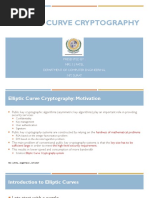 Elliptic Curve Cryptography: Presented By: Mrs. S J Patel Department of Computer Engineering, Nit, Surat