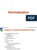 Normalization: ©silberschatz, Korth and Sudarshan 8.1 Database System Concepts - 6 Edition
