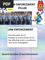 Law Enforcement Pillar: Lesson 1