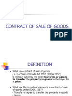 Elements of The Contract of Sale of Goods