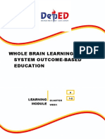 Whole Brain Learning System Outcome-Based Education: Araling Panlipuna 10