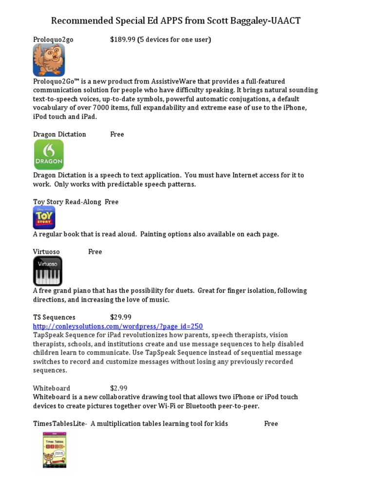 Sped Apps | PDF