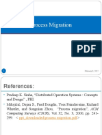 Process Migration: February 8, 2022