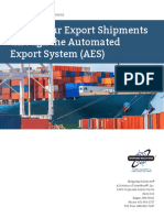 Filing Your Export Shipments Through The Automated Export System (AES)